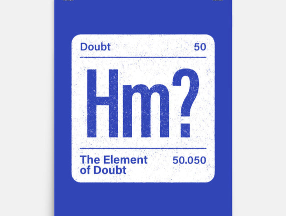 The Element Of Doubt