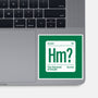 The Element Of Doubt-None-Glossy-Sticker-Popnotic