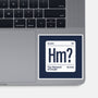 The Element Of Doubt-None-Glossy-Sticker-Popnotic