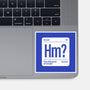 The Element Of Doubt-None-Glossy-Sticker-Popnotic