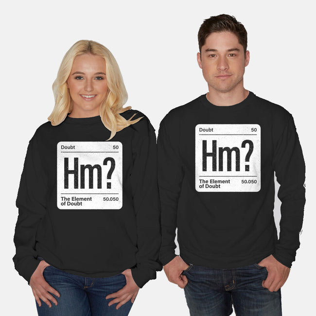 The Element Of Doubt-Unisex-Crew Neck-Sweatshirt-Popnotic