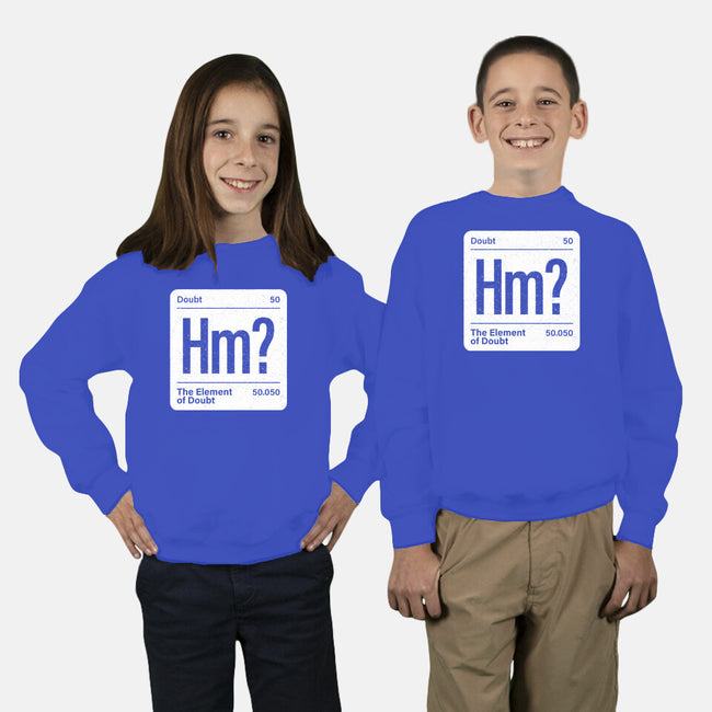 The Element Of Doubt-Youth-Crew Neck-Sweatshirt-Popnotic