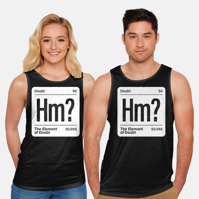 The Element Of Doubt-Unisex-Basic-Tank-Popnotic