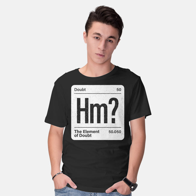 The Element Of Doubt-Mens-Basic-Tee-Popnotic