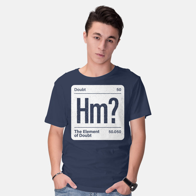 The Element Of Doubt-Mens-Basic-Tee-Popnotic