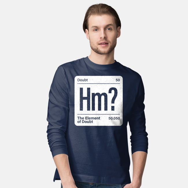 The Element Of Doubt-Mens-Long Sleeved-Tee-Popnotic