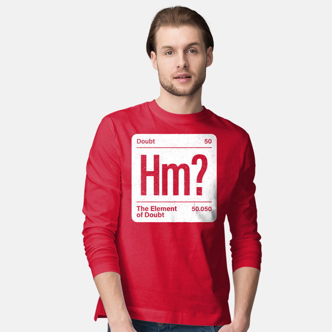 The Element Of Doubt-Mens-Long Sleeved-Tee-Popnotic