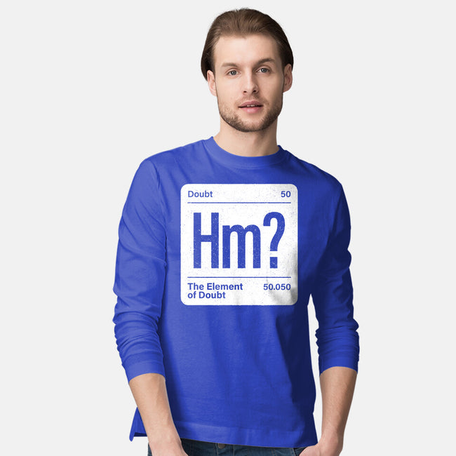 The Element Of Doubt-Mens-Long Sleeved-Tee-Popnotic