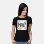 The Element Of Doubt-Womens-Basic-Tee-Popnotic