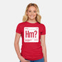 The Element Of Doubt-Womens-Fitted-Tee-Popnotic