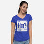 The Element Of Doubt-Womens-V-Neck-Tee-Popnotic