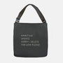 Well Dressed-None-Adjustable Tote-Bag-rocketman_art