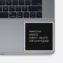 Well Dressed-None-Glossy-Sticker-rocketman_art