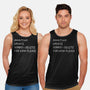 Well Dressed-Unisex-Basic-Tank-rocketman_art