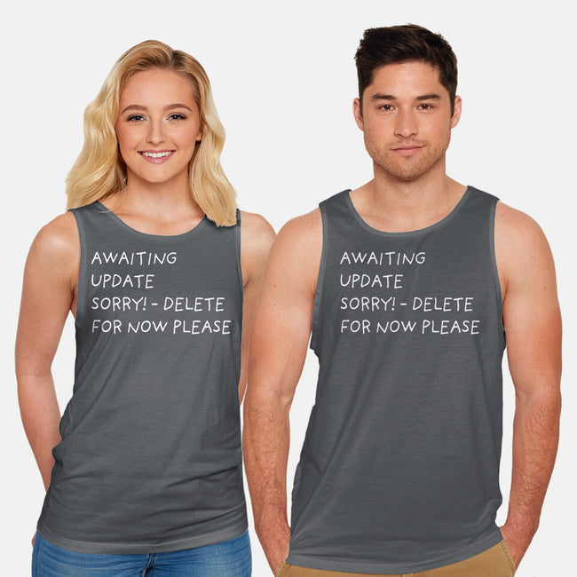 Well Dressed-Unisex-Basic-Tank-rocketman_art