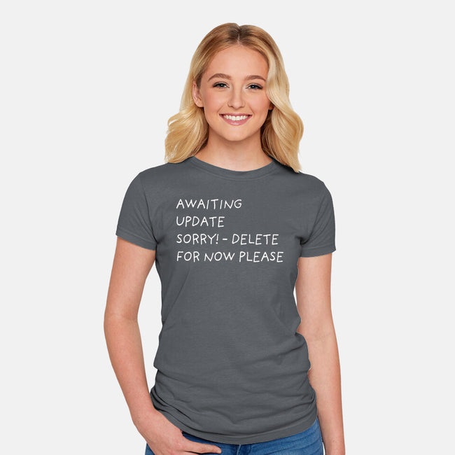 Well Dressed-Womens-Fitted-Tee-rocketman_art