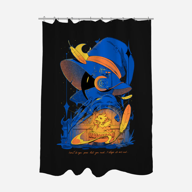 Maybe We Don't Exist-None-Polyester-Shower Curtain-Kabuto Studio