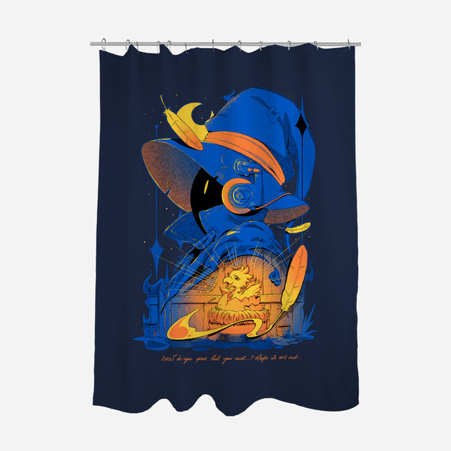 Maybe We Don't Exist-None-Polyester-Shower Curtain-Kabuto Studio