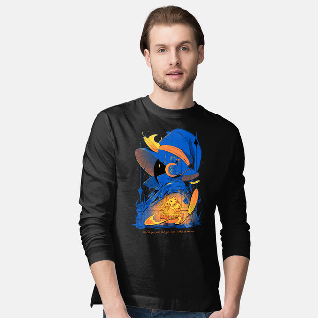 Maybe We Don't Exist-Mens-Long Sleeved-Tee-Kabuto Studio