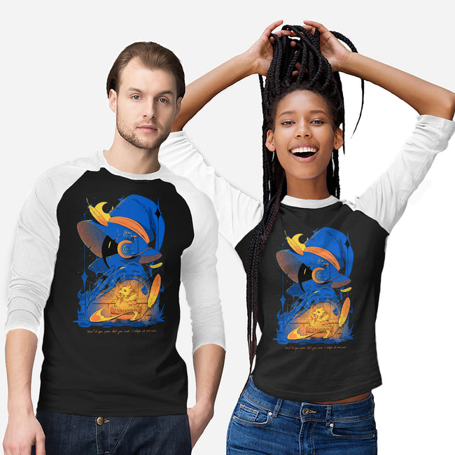 Maybe We Don't Exist-Unisex-Baseball-Tee-Kabuto Studio