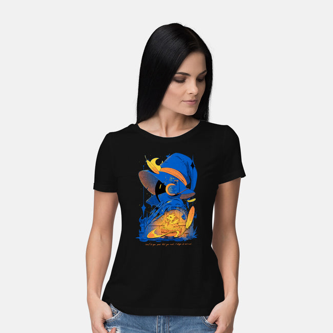 Maybe We Don't Exist-Womens-Basic-Tee-Kabuto Studio