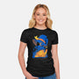 Maybe We Don't Exist-Womens-Fitted-Tee-Kabuto Studio