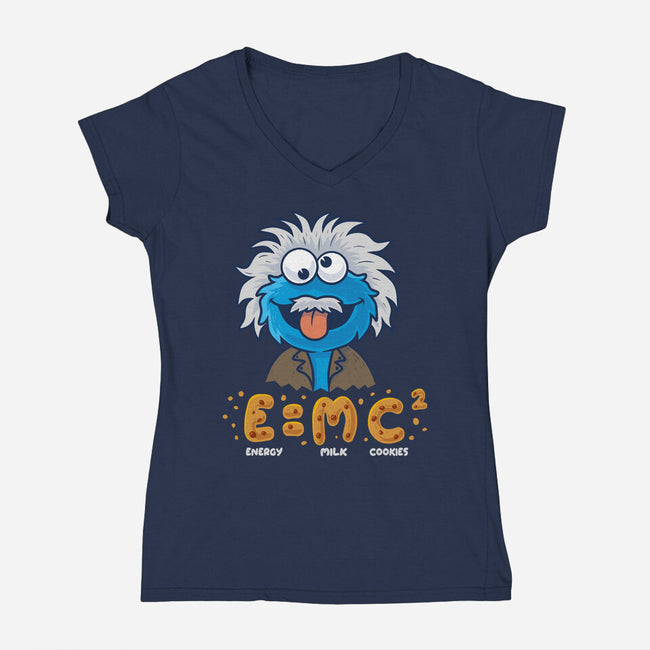 Cookie Science-Womens-V-Neck-Tee-erion_designs