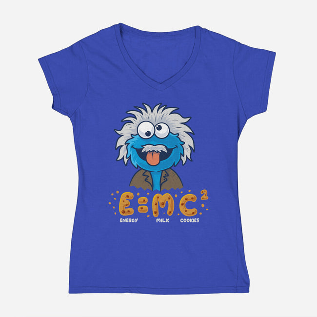 Cookie Science-Womens-V-Neck-Tee-erion_designs