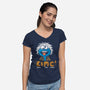 Cookie Science-Womens-V-Neck-Tee-erion_designs