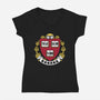 Banana University-Womens-V-Neck-Tee-erion_designs
