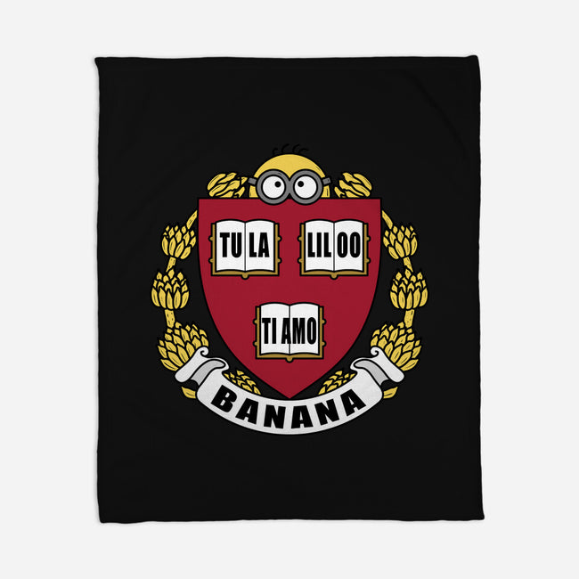 Banana University-None-Fleece-Blanket-erion_designs