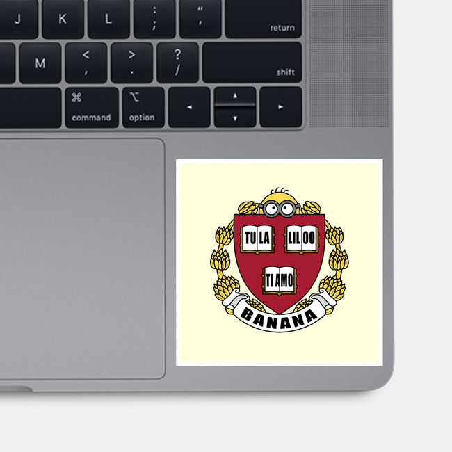 Banana University-None-Glossy-Sticker-erion_designs