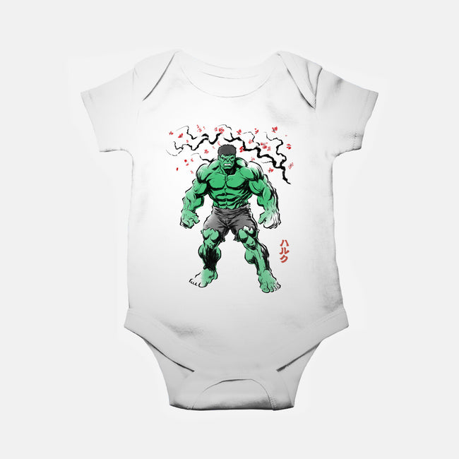 Gamma Titan Sumi-E-Baby-Basic-Onesie-Astrobot Invention