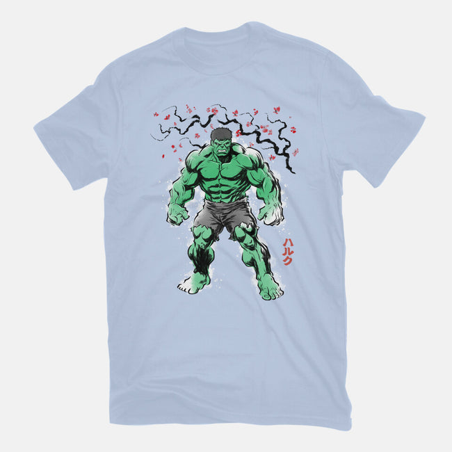Gamma Titan Sumi-E-Mens-Basic-Tee-Astrobot Invention