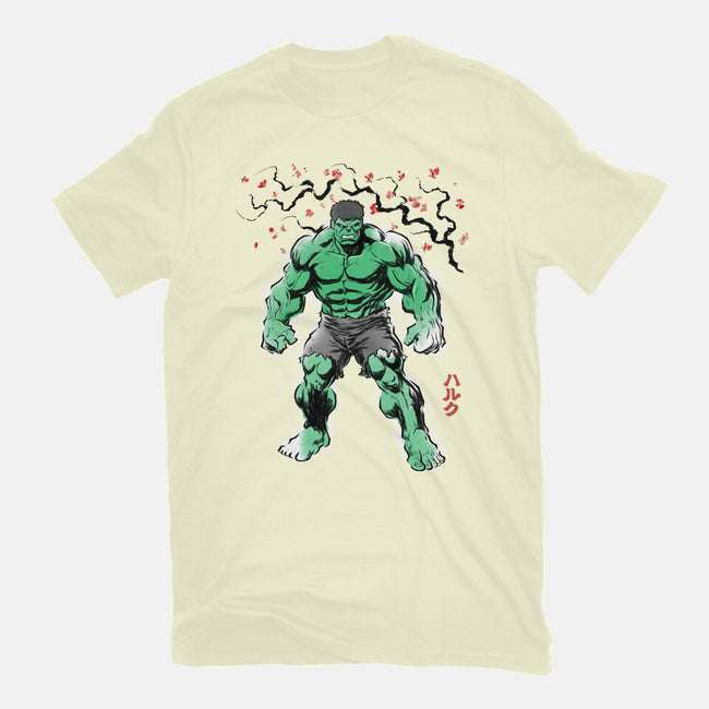 Gamma Titan Sumi-E-Mens-Basic-Tee-Astrobot Invention