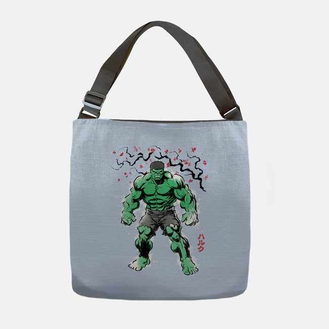 Gamma Titan Sumi-E-None-Adjustable Tote-Bag-Astrobot Invention