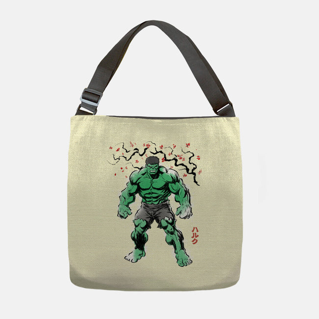 Gamma Titan Sumi-E-None-Adjustable Tote-Bag-Astrobot Invention