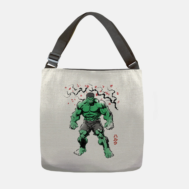 Gamma Titan Sumi-E-None-Adjustable Tote-Bag-Astrobot Invention