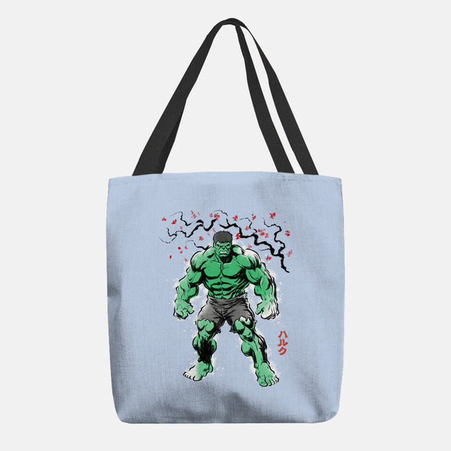 Gamma Titan Sumi-E-None-Basic Tote-Bag-Astrobot Invention