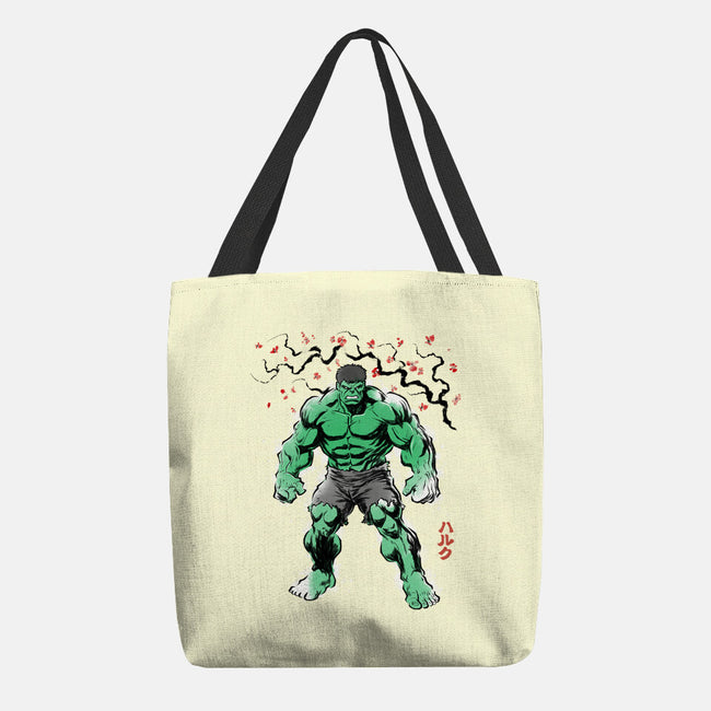 Gamma Titan Sumi-E-None-Basic Tote-Bag-Astrobot Invention