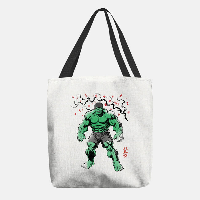 Gamma Titan Sumi-E-None-Basic Tote-Bag-Astrobot Invention