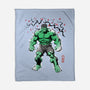Gamma Titan Sumi-E-None-Fleece-Blanket-Astrobot Invention
