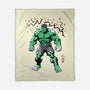 Gamma Titan Sumi-E-None-Fleece-Blanket-Astrobot Invention