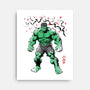 Gamma Titan Sumi-E-None-Stretched-Canvas-Astrobot Invention