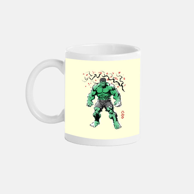Gamma Titan Sumi-E-None-Mug-Drinkware-Astrobot Invention