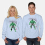 Gamma Titan Sumi-E-Unisex-Crew Neck-Sweatshirt-Astrobot Invention