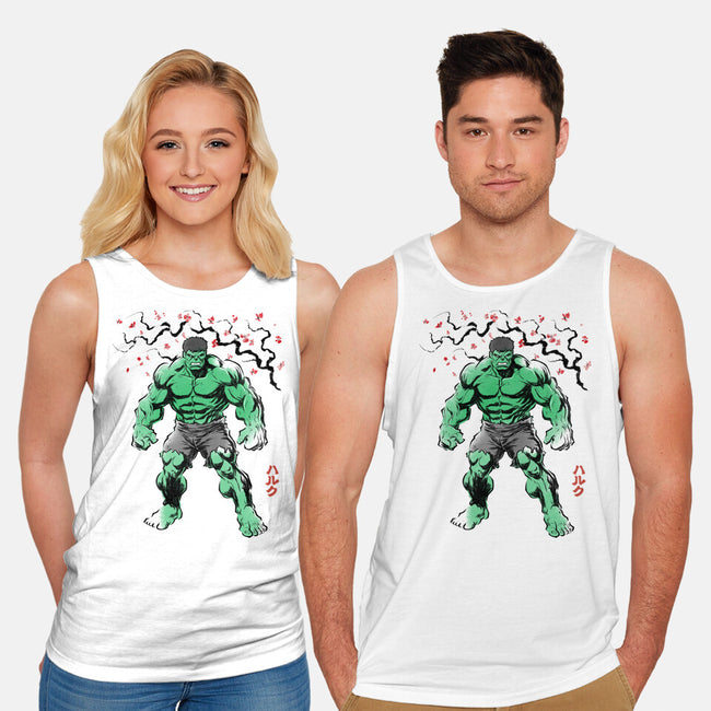 Gamma Titan Sumi-E-Unisex-Basic-Tank-Astrobot Invention