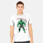 Gamma Titan Sumi-E-Mens-Heavyweight-Tee-Astrobot Invention