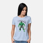 Gamma Titan Sumi-E-Womens-Basic-Tee-Astrobot Invention