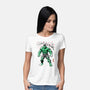 Gamma Titan Sumi-E-Womens-Basic-Tee-Astrobot Invention